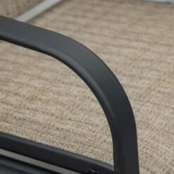 Outsunny 2-Person Garden Rocking Chair With Center Table - Brown - 84B-735 -OUTSUNNY Sales Shop outsunny 84b 735 9