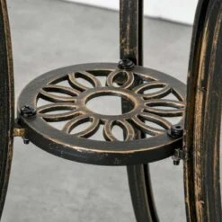 Outsunny 3 Piece Cast Aluminium Garden Bistro Set With Cushions - Bronze - 84B-784 13 Outsunny 3 Piece Cast Aluminium Garden Bistro Set With Cushions - Bronze - 84B-784 -OUTSUNNY Sales Shop outsunny 84b 784 6