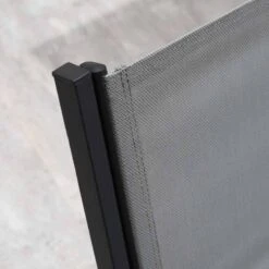 Outsunny 7 Piece Garden Dining Armchairs And Table Patio Furniture Set - Black & Grey - 84B-839 -OUTSUNNY Sales Shop outsunny 84b 839 material 1