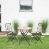 Outsunny 3 Piece Mosaic Bistro Set Outdoor Furniture - Yellow - 84B-871 -OUTSUNNY Sales Shop outsunny 84b 871 9