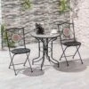 Outsunny 3 Piece Mosaic Bistro Set - Light Blue -84B-883 -OUTSUNNY Sales Shop outsunny 84b 883 1