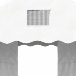 Outsunny Garden Gazebo Marquee With Windows And Sidewalls 3000x6000mm - White - 84C-316 -OUTSUNNY Sales Shop outsunny 84c 316 8