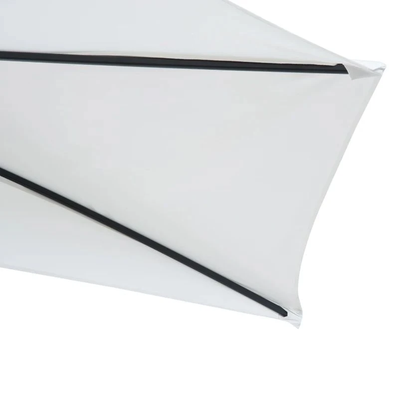 Outsunny 3m Balcony Half Parasol - White - 84D-008CW 7 Outsunny 3m Balcony Half Parasol - White - 84D-008CW - Image 7
