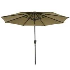 Outsunny 24 LED Solar Powered Parasol Umbrella - Brown - 84D-018BN 16 Outsunny 24 LED Solar Powered Parasol Umbrella - Brown - 84D-018BN -OUTSUNNY Sales Shop outsunny 84d 018bn 7