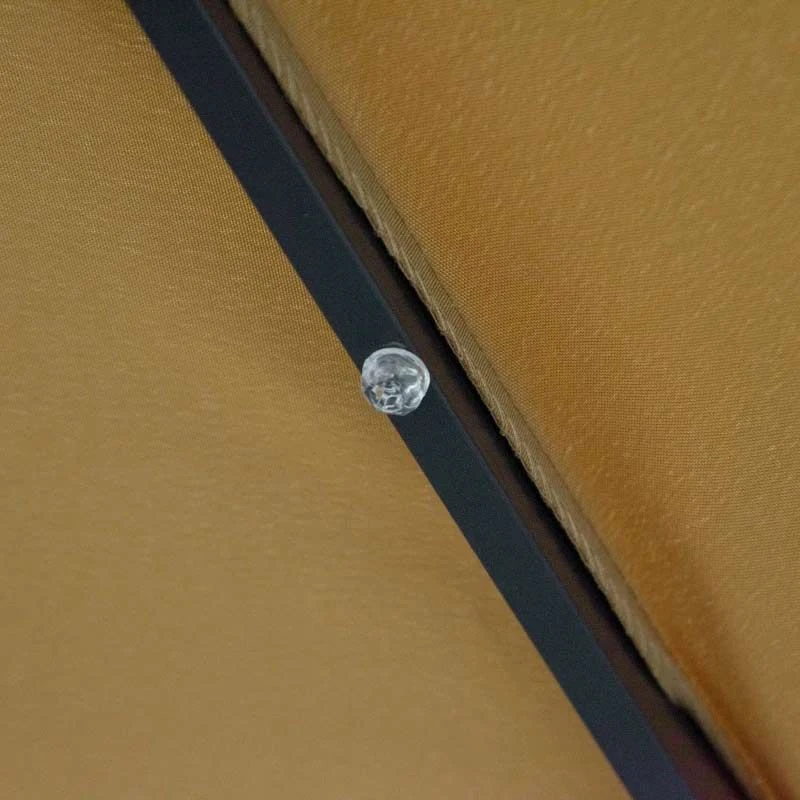 Outsunny 24 LED Solar Powered Parasol Umbrella - Brown - 84D-018BN 5 Outsunny 24 LED Solar Powered Parasol Umbrella - Brown - 84D-018BN - Image 5