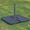 Outsunny 4 Piece Heavy Duty Plastic Umbrella Weight Base - Black - 84D-021 -OUTSUNNY Sales Shop outsunny 84d 021 1