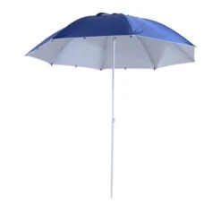 Outsunny 2m Beach Umbrella Parasol - Blue - 84D-022 -OUTSUNNY Sales Shop outsunny 84d 022 5