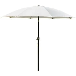 Outsunny 2.6m Umbrella Parasol - Cream White - 84D-023CW -OUTSUNNY Sales Shop outsunny 84d 023cw 8