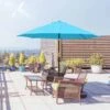 Outsunny 2.6m Tilt Patio Parasol With Crank 8 Ribs - Blue - 84D-023V00BU 21 Outsunny 2.6m Tilt Patio Parasol With Crank 8 Ribs - Blue - 84D-023V00BU -OUTSUNNY Sales Shop outsunny 84d 023v00bu 1
