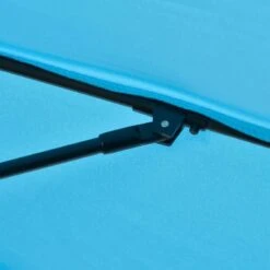 Outsunny 2.6m Tilt Patio Parasol With Crank 8 Ribs - Blue - 84D-023V00BU -OUTSUNNY Sales Shop outsunny 84d 023v00bu 8