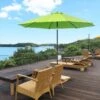 Outsunny 2.7m Tilt Patio Parasol - Light Green - 84D-023YG -OUTSUNNY Sales Shop outsunny 84d 023yg 1