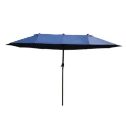Outsunny Double-Sided Parasol 2.7x4.6Wx2.4Hm - Blue - 84D-031V01BU -OUTSUNNY Sales Shop outsunny 84d 031v01bu 10
