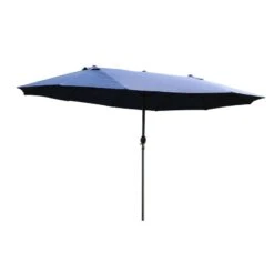 Outsunny Double-Sided Parasol 2.7x4.6Wx2.4Hm - Blue - 84D-031V01BU -OUTSUNNY Sales Shop outsunny 84d 031v01bu 5