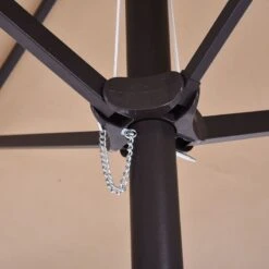 Outsunny 4.6m Double-Sided Parasol - Tan - 84D-031V01CF -OUTSUNNY Sales Shop outsunny 84d 031v01cf 8