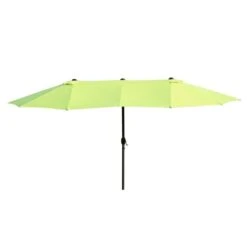 Outsunny Double-Sided Parasol 2.7x4.6Wx2.4Hm - Green - 84D-031V01GN 11 Outsunny Double-Sided Parasol 2.7x4.6Wx2.4Hm - Green - 84D-031V01GN -OUTSUNNY Sales Shop outsunny 84d 031v01gn 10