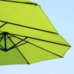 Outsunny Double-Sided Parasol 2.7x4.6Wx2.4Hm - Green - 84D-031V01GN 13 Outsunny Double-Sided Parasol 2.7x4.6Wx2.4Hm - Green - 84D-031V01GN -OUTSUNNY Sales Shop outsunny 84d 031v01gn 8