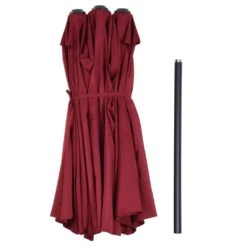 Outsunny 4.6m Double-Sided Patio Parasol - Wine Red - 84D-031V01WR -OUTSUNNY Sales Shop outsunny 84d 031v01wr 11