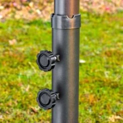 Outsunny 4.6m Double-Sided Crank Canopy With Cross Base - Beige - 84D-031V02CF -OUTSUNNY Sales Shop outsunny 84d 031v02cf 11