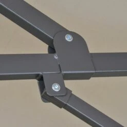 Outsunny 4.6m Double-Sided Crank Canopy With Cross Base - Beige - 84D-031V02CF -OUTSUNNY Sales Shop outsunny 84d 031v02cf 9