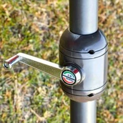 Outsunny 4.6m Double-Sided Crank Canopy With Cross Base - Green - 84D-031V02GN -OUTSUNNY Sales Shop outsunny 84d 031v02gn 9