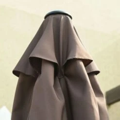 Outsunny 2.7m Patio Parasol With Tilt Crank - Coffee - 84D-032CF -OUTSUNNY Sales Shop outsunny 84d 032cf 9