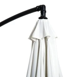 Outsunny 3m Banana Umbrella Parasol - Cream White - 84D-037CW 12 Outsunny 3m Banana Umbrella Parasol - Cream White - 84D-037CW -OUTSUNNY Sales Shop outsunny 84d 037cw 7