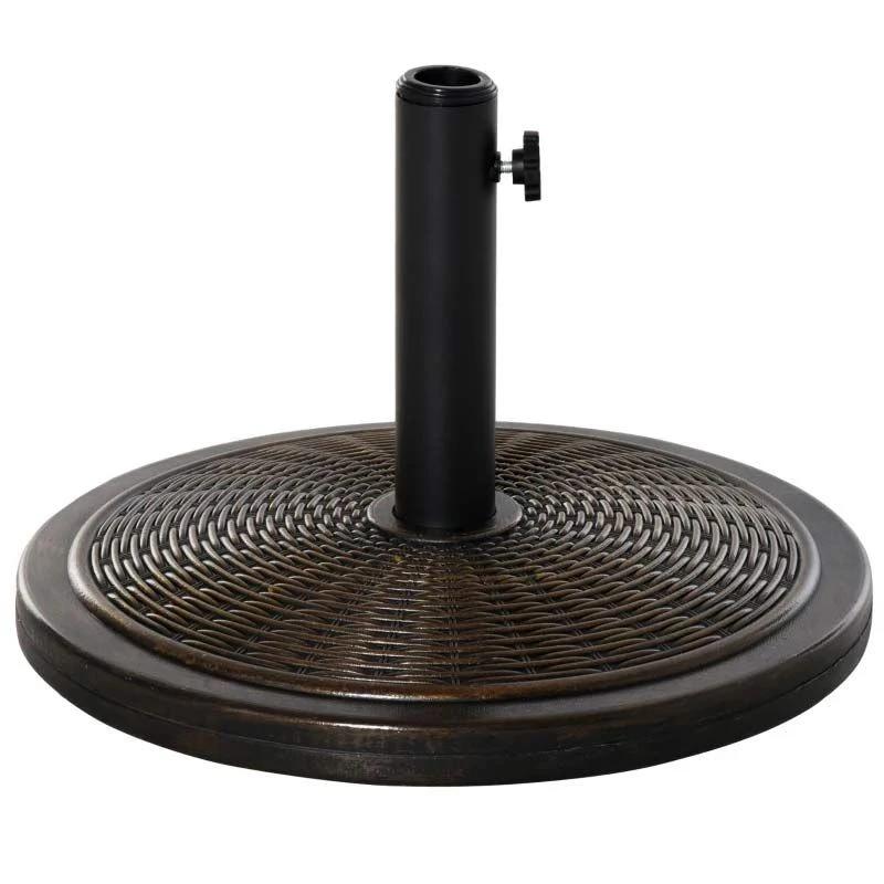 Outsunny Cement Base For Cantilever Parasol - Black - 84D-045 3 Outsunny Cement Base For Cantilever Parasol - Black - 84D-045 - Image 3