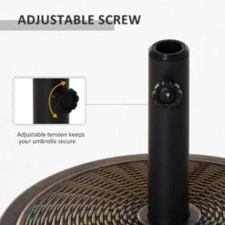 Outsunny Cement Base For Cantilever Parasol - Black - 84D-045 15 Outsunny Cement Base For Cantilever Parasol - Black - 84D-045 -OUTSUNNY Sales Shop outsunny 84d 045 5