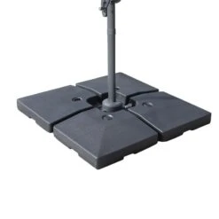 Outsunny 4 Piece HDPE Portable Umbrella Base 4.6cm - Black - 84D-048 12 Outsunny 4 Piece HDPE Portable Umbrella Base 4.6cm - Black - 84D-048 -OUTSUNNY Sales Shop outsunny 84d 048 9