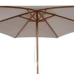 Outsunny 2.5m Wooden Parasol - Grey - 84D-056GY -OUTSUNNY Sales Shop outsunny 84d 056gy 5