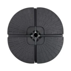 Outsunny 4 Piece HDPE Portable Umbrella Base - Black - 84D-061 -OUTSUNNY Sales Shop outsunny 84d 061 8