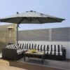 Outsunny 3m Cantilever Hanging Offset Parasol 360° Rotation With Base - Dark Grey - 84D-065CG 20 Outsunny 3m Cantilever Hanging Offset Parasol 360° Rotation With Base - Dark Grey - 84D-065CG -OUTSUNNY Sales Shop outsunny 84d 065cg 10