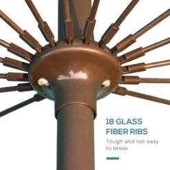 Outsunny Garden Parasol With Tilt Crank - Blue - 84D-103BU -OUTSUNNY Sales Shop outsunny 84d 103bu 6