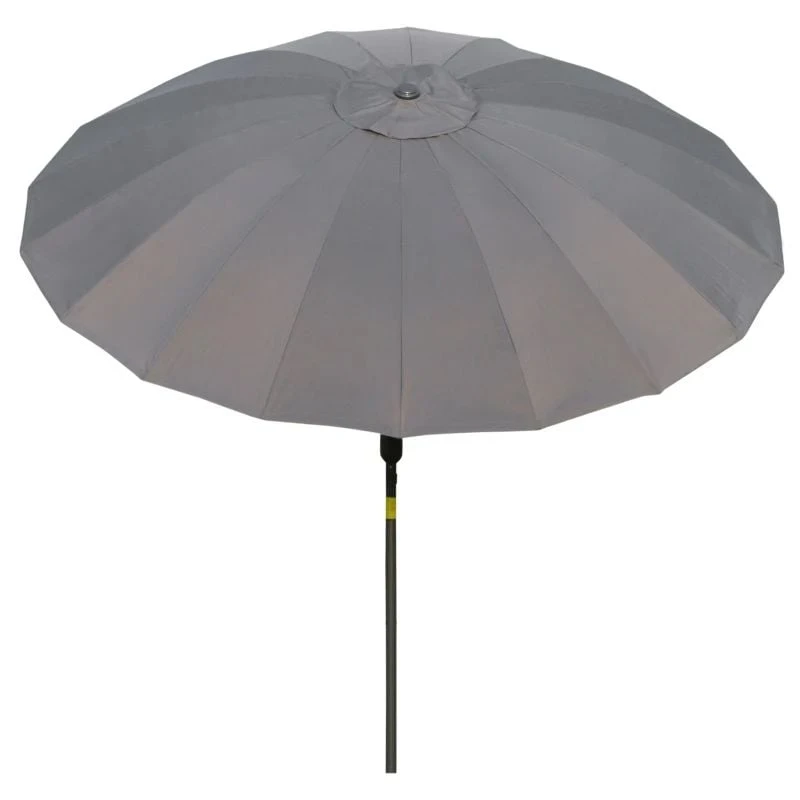 Outsunny Garden Parasol With Tilt Crank - Dark Grey - 84D-103CG 4 Outsunny Garden Parasol With Tilt Crank - Dark Grey - 84D-103CG - Image 4