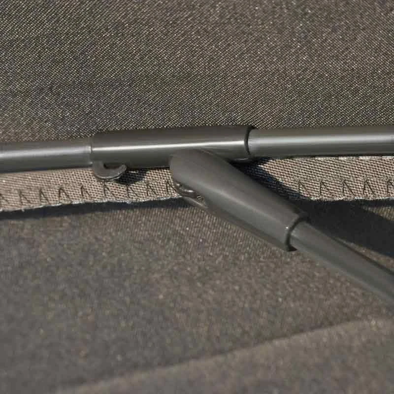 Outsunny Garden Parasol With Tilt Crank - Dark Grey - 84D-103CG 7 Outsunny Garden Parasol With Tilt Crank - Dark Grey - 84D-103CG - Image 7