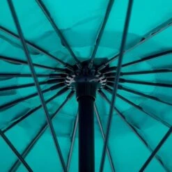 Outsunny 3m Cantilever Umbrella 18 Ribs & Vents Adjustable Angle - Green - 84D-118GN -OUTSUNNY Sales Shop outsunny 84d 118gn 9