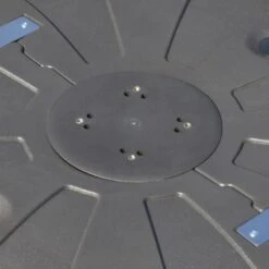 Outsunny Square Cantilever Patio Umbrella Base Stand With Wheels - Brown - 84D-123 -OUTSUNNY Sales Shop outsunny 84d 123 7