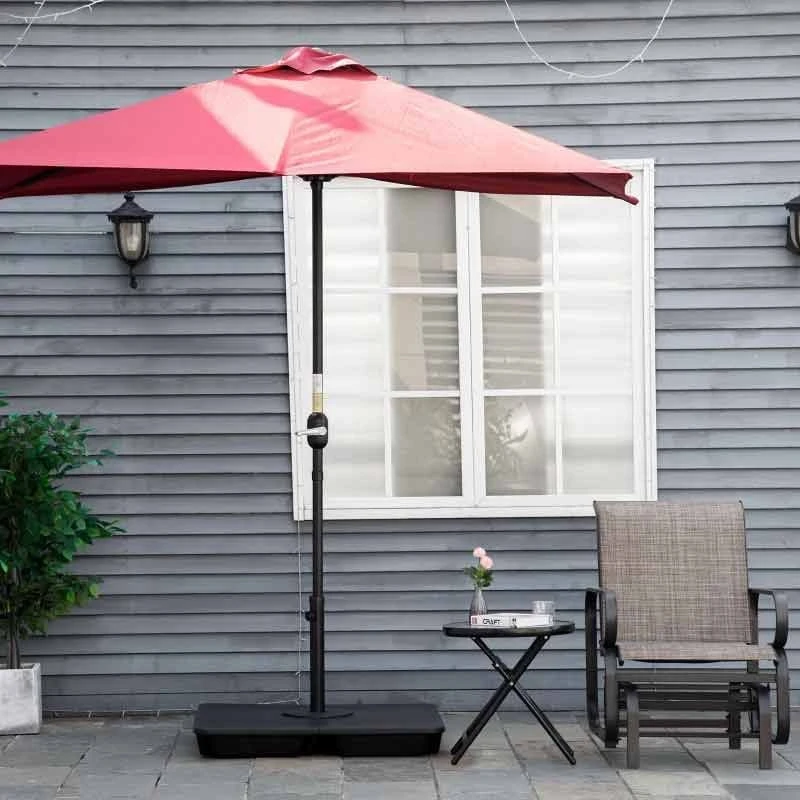 Outsunny Cantilever Parasol Base - Black - 84D-132 1 Outsunny Cantilever Parasol Base - Black - 84D-132