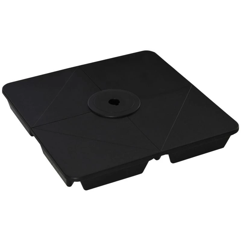 Outsunny Cantilever Parasol Base - Black - 84D-132 2 Outsunny Cantilever Parasol Base - Black - 84D-132 - Image 2
