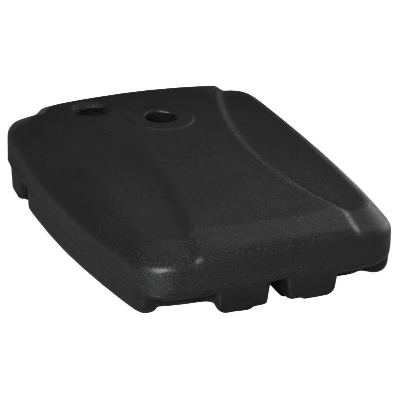 Outsunny 7kg Square Parasol Base For Cantilever Banana Parasol With Wheels - Black - 84D-148 2 Outsunny 7kg Square Parasol Base For Cantilever Banana Parasol With Wheels - Black - 84D-148 - Image 2