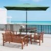 Outsunny 2 X 3m Rectangular Patio Parasol With Crank & Push Button Tilt - Green - 84D-158GN 21 Outsunny 2 X 3m Rectangular Patio Parasol With Crank & Push Button Tilt - Green - 84D-158GN -OUTSUNNY Sales Shop outsunny 84d 158gn 1