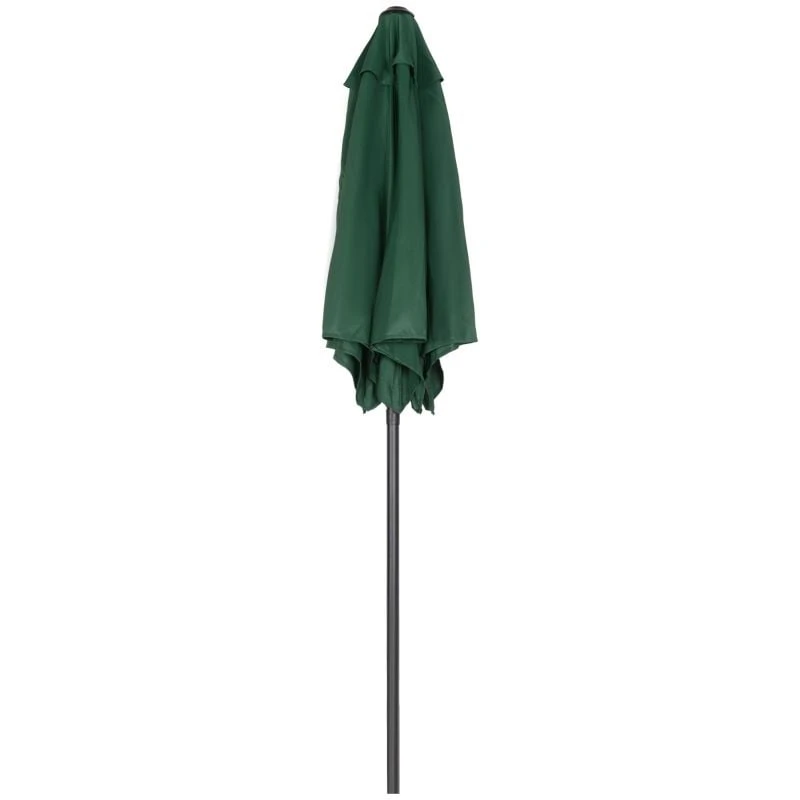 Outsunny 1.96m Patio Parasol With 6 Sturdy Ribs - Green - 84D-159GN 3 Outsunny 1.96m Patio Parasol With 6 Sturdy Ribs - Green - 84D-159GN - Image 3