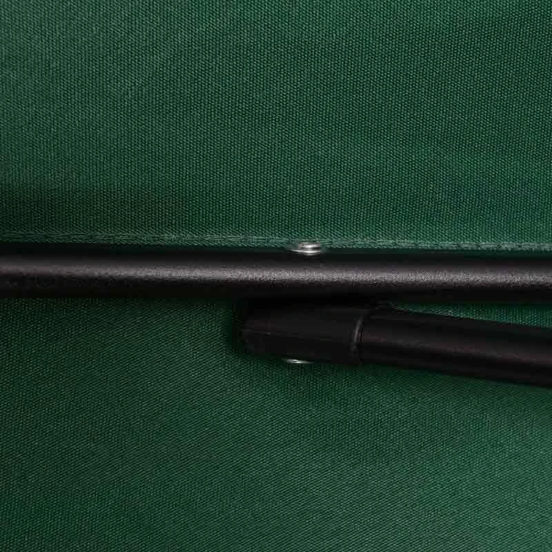 Outsunny 1.96m Patio Parasol With 6 Sturdy Ribs - Green - 84D-159GN 5 Outsunny 1.96m Patio Parasol With 6 Sturdy Ribs - Green - 84D-159GN - Image 5