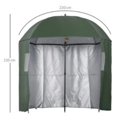 Outsunny 2m Fishing Beach Parasol With Sides And Push Button Tilt & Carry Bag - Green - 84D-173GN 19 Outsunny 2m Fishing Beach Parasol With Sides And Push Button Tilt & Carry Bag - Green - 84D-173GN -OUTSUNNY Sales Shop outsunny 84d 173gn 2