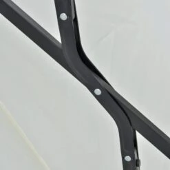 Outsunny 2m Half Balcony Parasol With Crank Handle & Base - Cream White - 84D-175CW -OUTSUNNY Sales Shop outsunny 84d 175cw 7