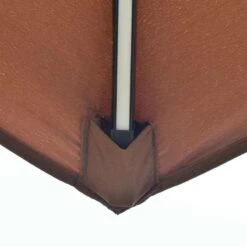 Outsunny 3m Cantilever Banana Parasol With LED Solar Lights, Crank, 8 Sturdy Ribs And Cross Base - Coffee - 84D-180CF 13 Outsunny 3m Cantilever Banana Parasol With LED Solar Lights, Crank, 8 Sturdy Ribs And Cross Base - Coffee - 84D-180CF -OUTSUNNY Sales Shop outsunny 84d 180cf 8