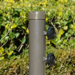 Outsunny 2.7m Banana Cantilever Parasol With Crank Handle And Cross Base - Green - 84D-187GN 14 Outsunny 2.7m Banana Cantilever Parasol With Crank Handle And Cross Base - Green - 84D-187GN -OUTSUNNY Sales Shop outsunny 84d 187gn 7