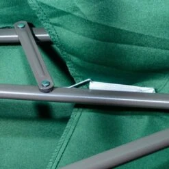 Outsunny 2.7m Banana Cantilever Parasol With Crank Handle And Cross Base - Green - 84D-187GN 13 Outsunny 2.7m Banana Cantilever Parasol With Crank Handle And Cross Base - Green - 84D-187GN -OUTSUNNY Sales Shop outsunny 84d 187gn 8