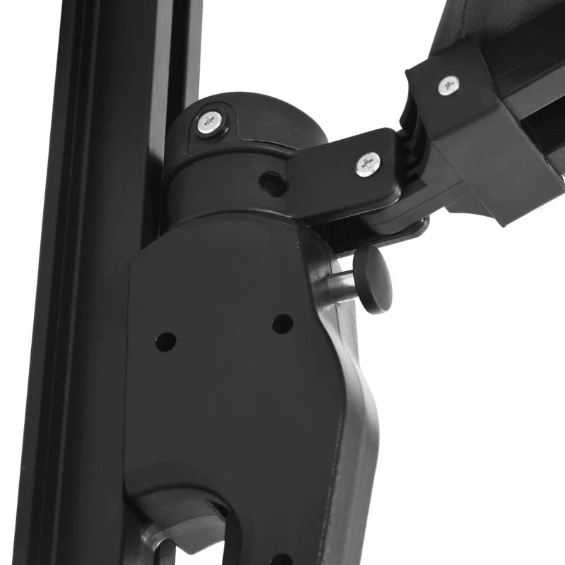 Outsunny Hand To Push Wall Mounted Parasol With 180° Rotatable Canopy - Grey - 84D-210V00GY 4 Outsunny Hand To Push Wall Mounted Parasol With 180° Rotatable Canopy - Grey - 84D-210V00GY - Image 4