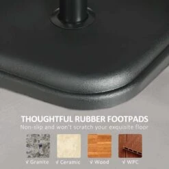 Outsunny 11kg Concrete Parasol Base Holder - Black - 84D-249V00BK 14 Outsunny 11kg Concrete Parasol Base Holder - Black - 84D-249V00BK -OUTSUNNY Sales Shop outsunny 84d 249v00bk 7